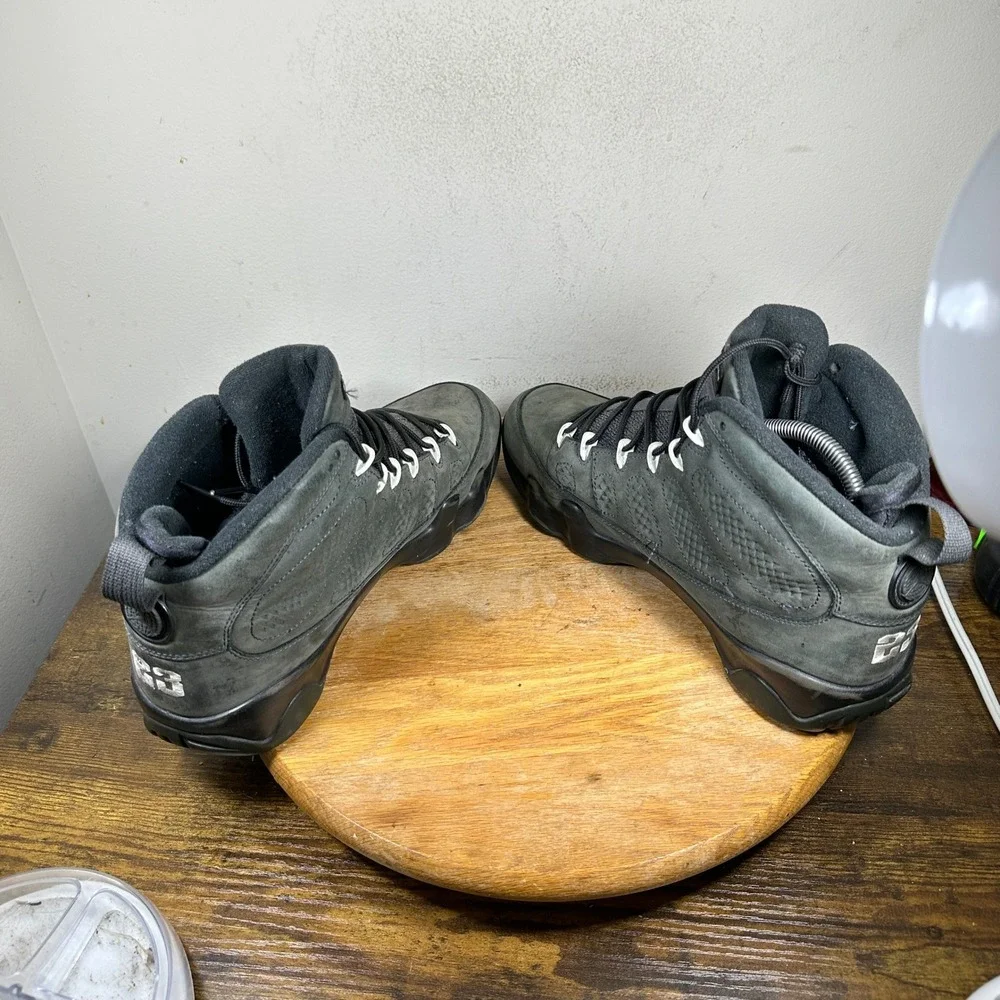 Air Jordan 9 Retro Anthracite Mens Basketball Shoes 302370-013 Size 10.5